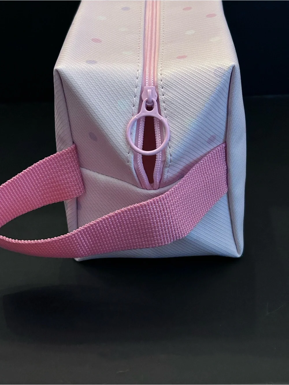 Sanrio Hello Kitty Pink Strawberry Toiletries, Cosmetic or Small Toy Bag Pouch